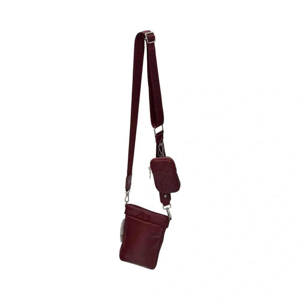 Madden Girl Deep Maroon Crossbody Bag NEW BOX32BAGS